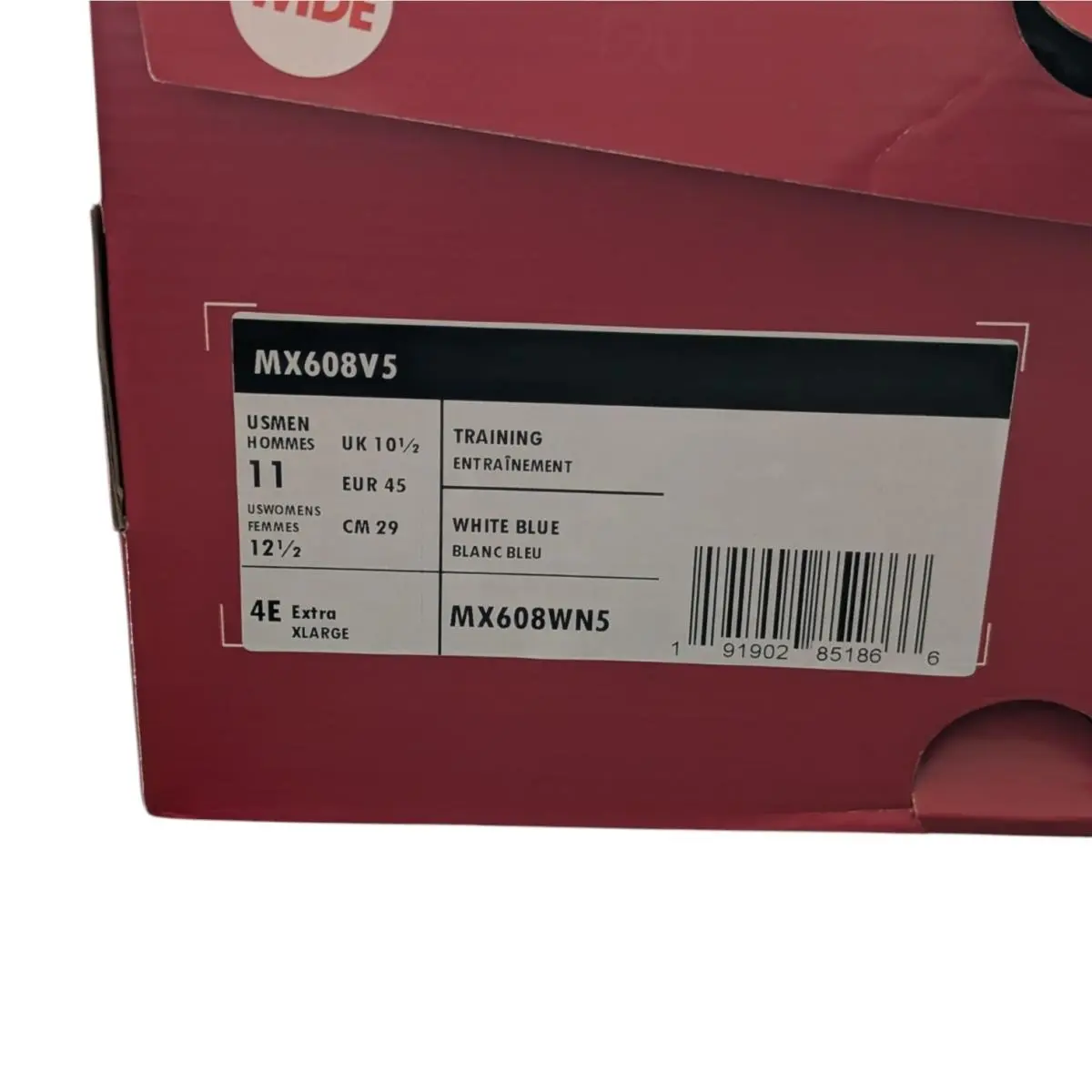 New Balance shoes - New Balance 608v5 - MX608WN5 - White (UPC: 0191902851866) 8