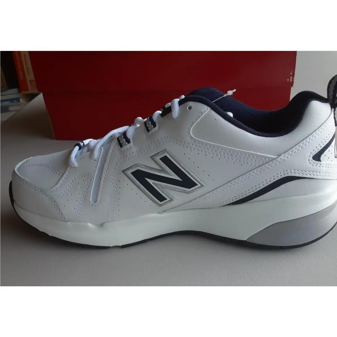 New Balance shoes - New Balance 608v5 - MX608WN5 - White Blue (UPC: 191902851859) 2