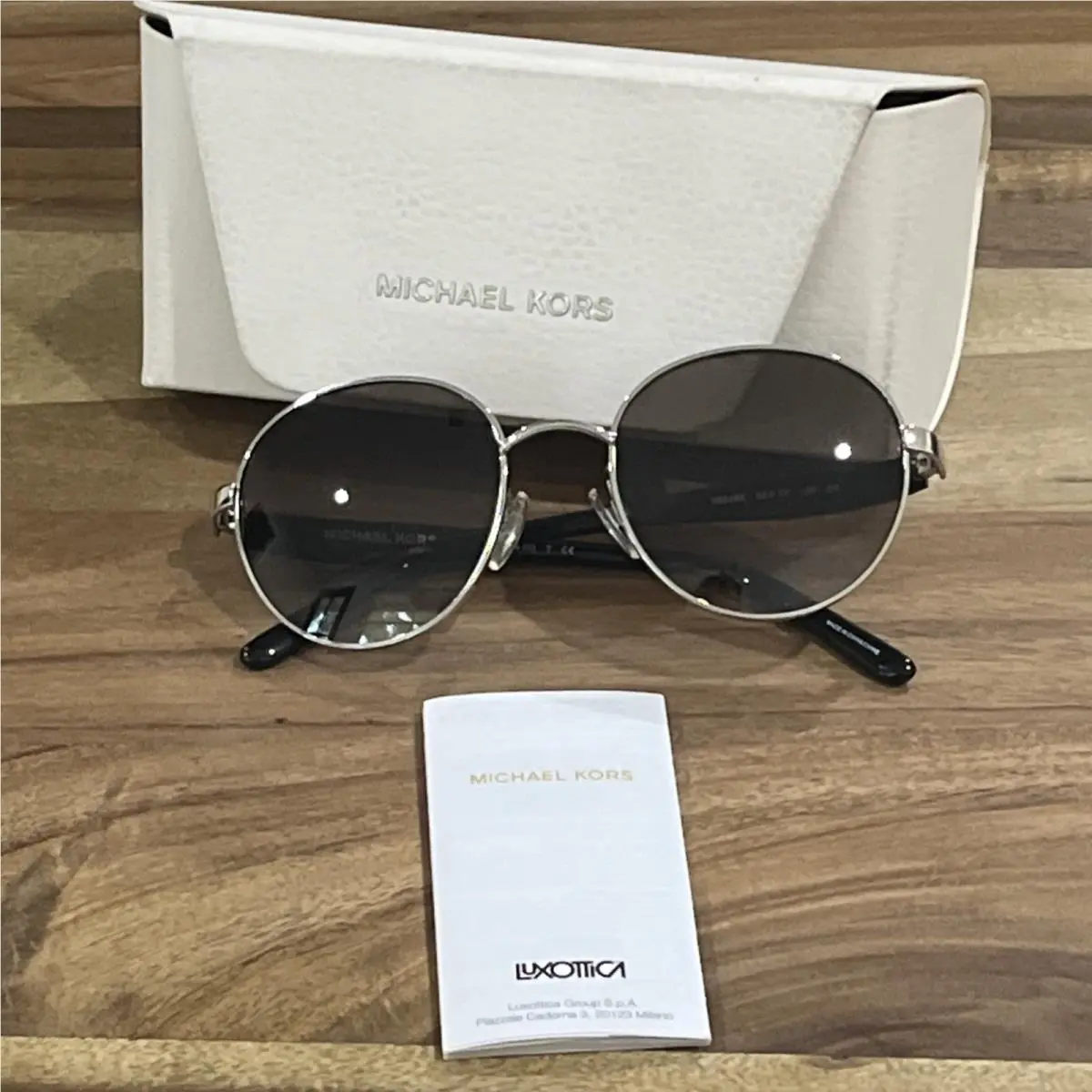 Michael Kors MK 1007 10018E Sadie Iii - Silver Black-green Gradient-52-19-135mm