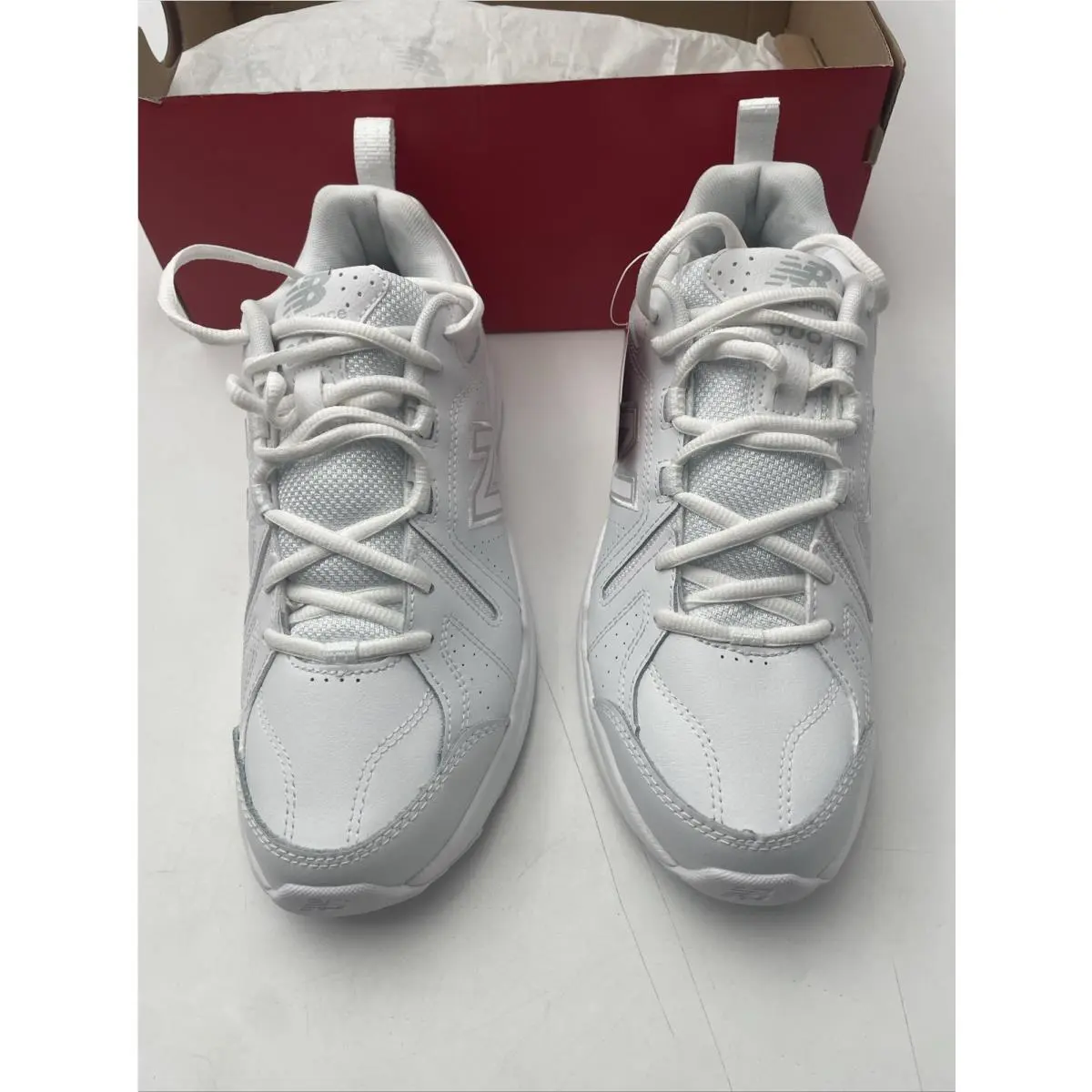 New Balance 608v5 Men`s or Women Training Shoes Sneakers MX608AW5 - White/white