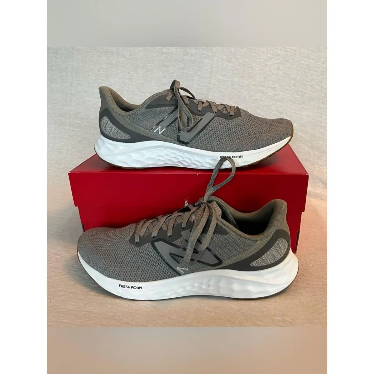 New Balance Fresh Foam Arishi v4 Gray Mesh Running Sneakers - Gray