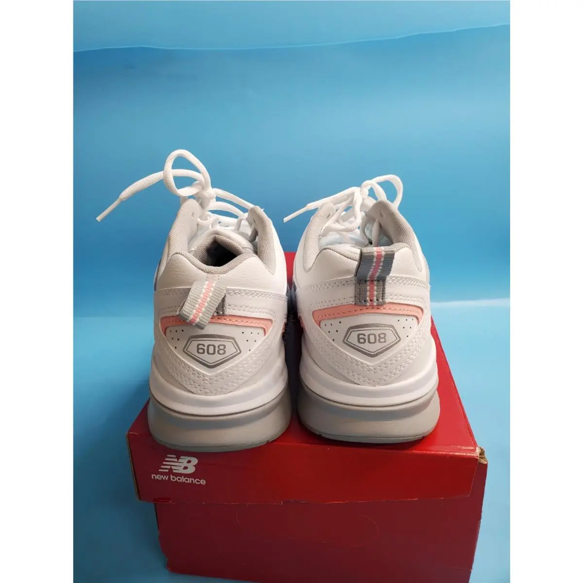 New Balance shoes - WX608V5 - WX608V5 - White/Pink (UPC: 191902849382) 3
