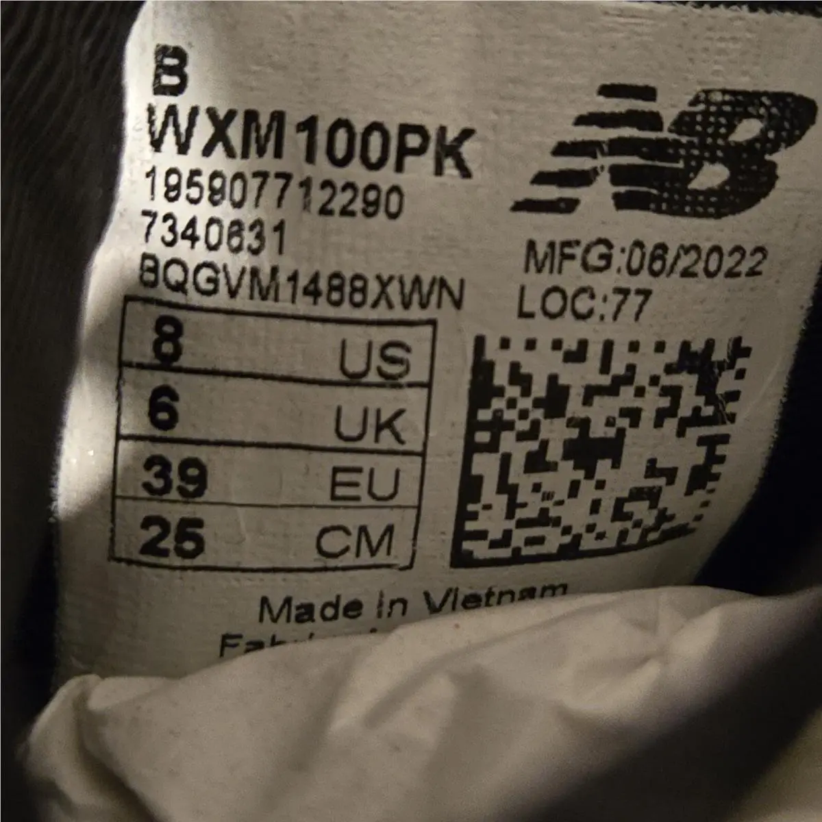 New Balance shoes - New Balance 100 - WXM100PK - Black (UPC: 195907712290) 12