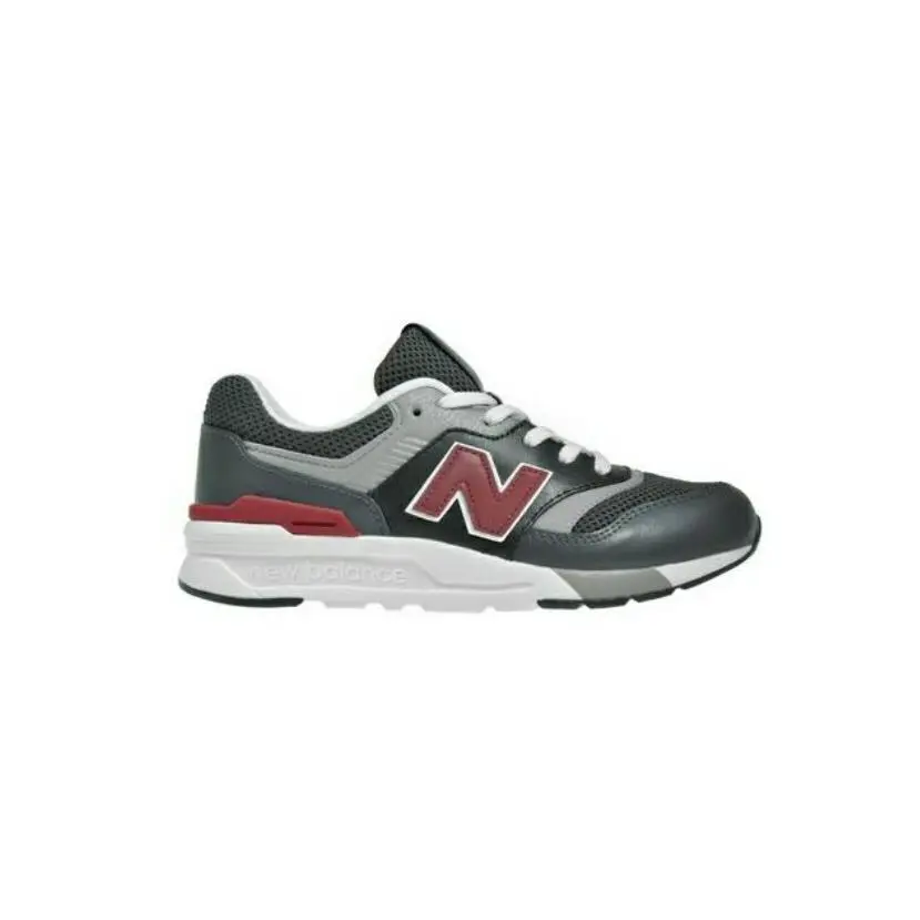New Balance 997H Black/grey/red Grade School Boys` Shoe Usa Size 7 - Multicolor