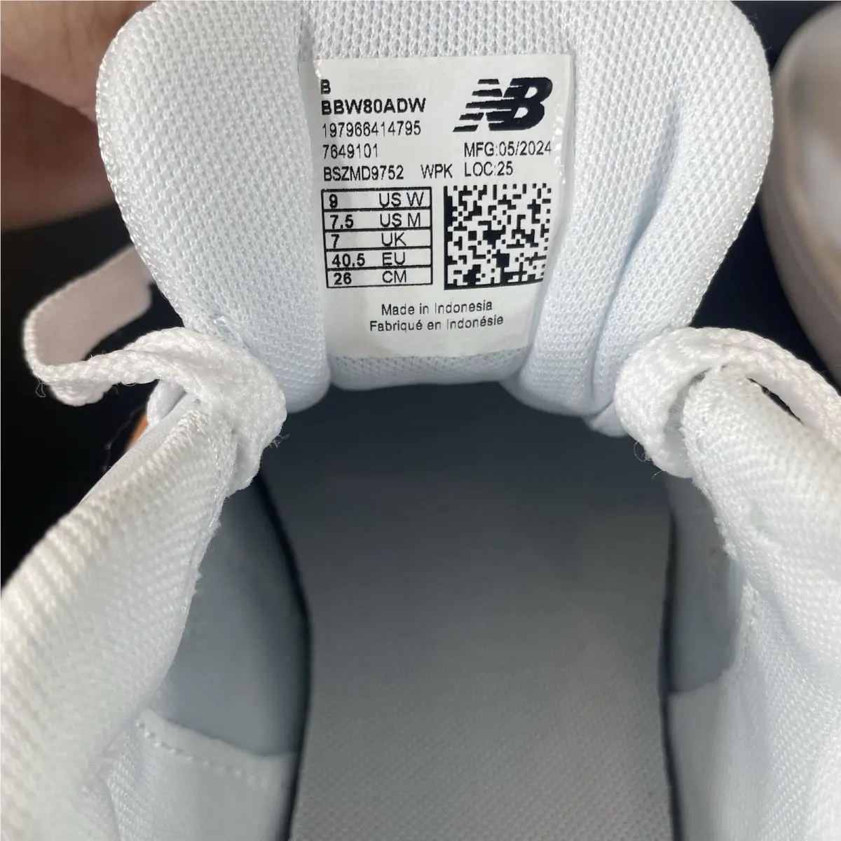 New Balance shoes - Bb80blk - BBW80ADW - White 3