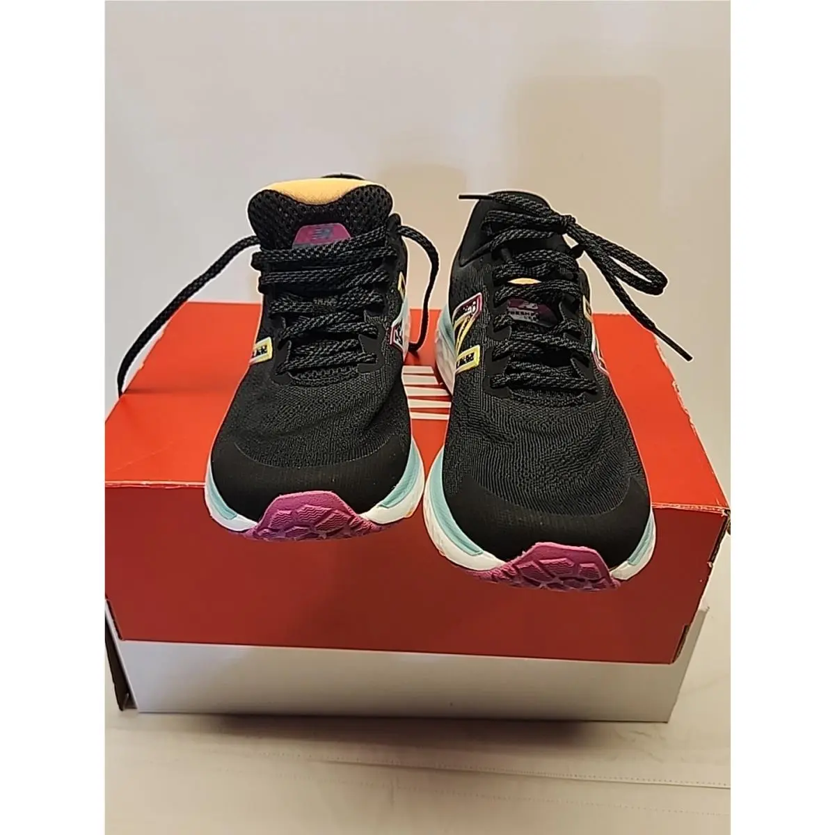 New Balance shoes - New Balance Fresh Foam 680v7 - W680NK7 - Black/Surf/Lemonade (UPC: 195903890879) 2
