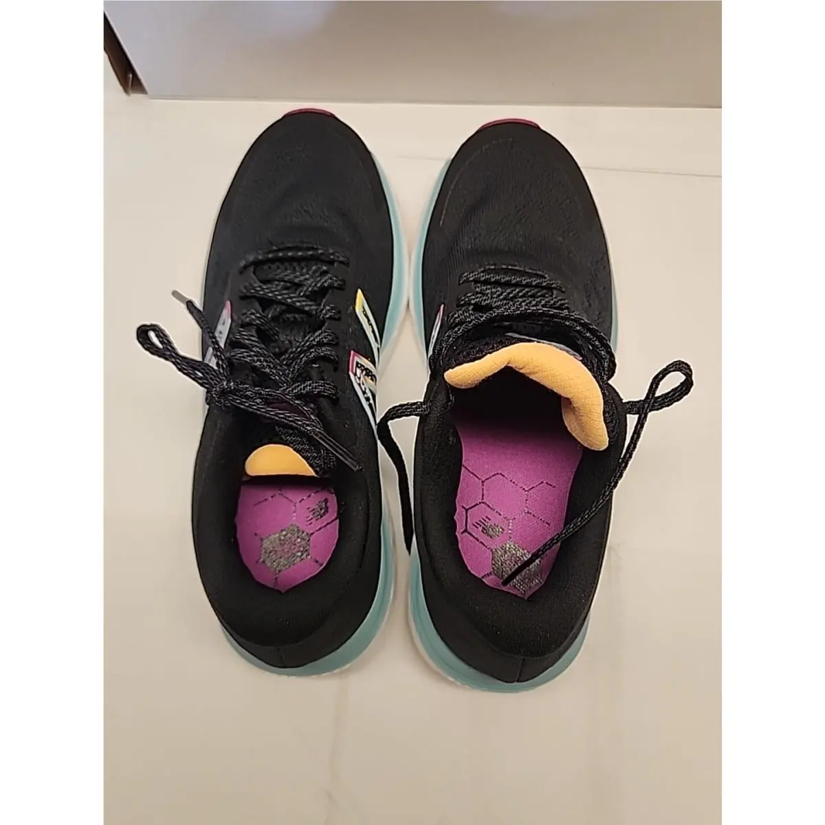 New Balance shoes - New Balance Fresh Foam 680v7 - W680NK7 - Black/Surf/Lemonade (UPC: 195903890879) 4