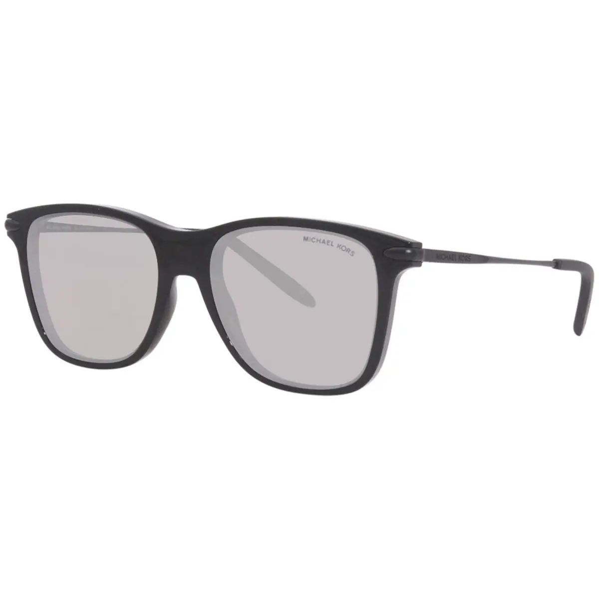 Michael Kors Reno MK2155 30046G Sunglasses Men`s Black/silver Mirror 55mm