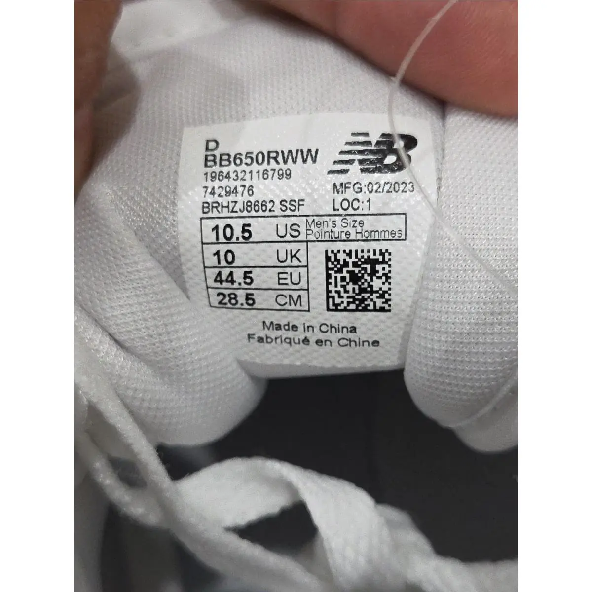 New Balance shoes - New Balance 650R - BB650RWW - White 9
