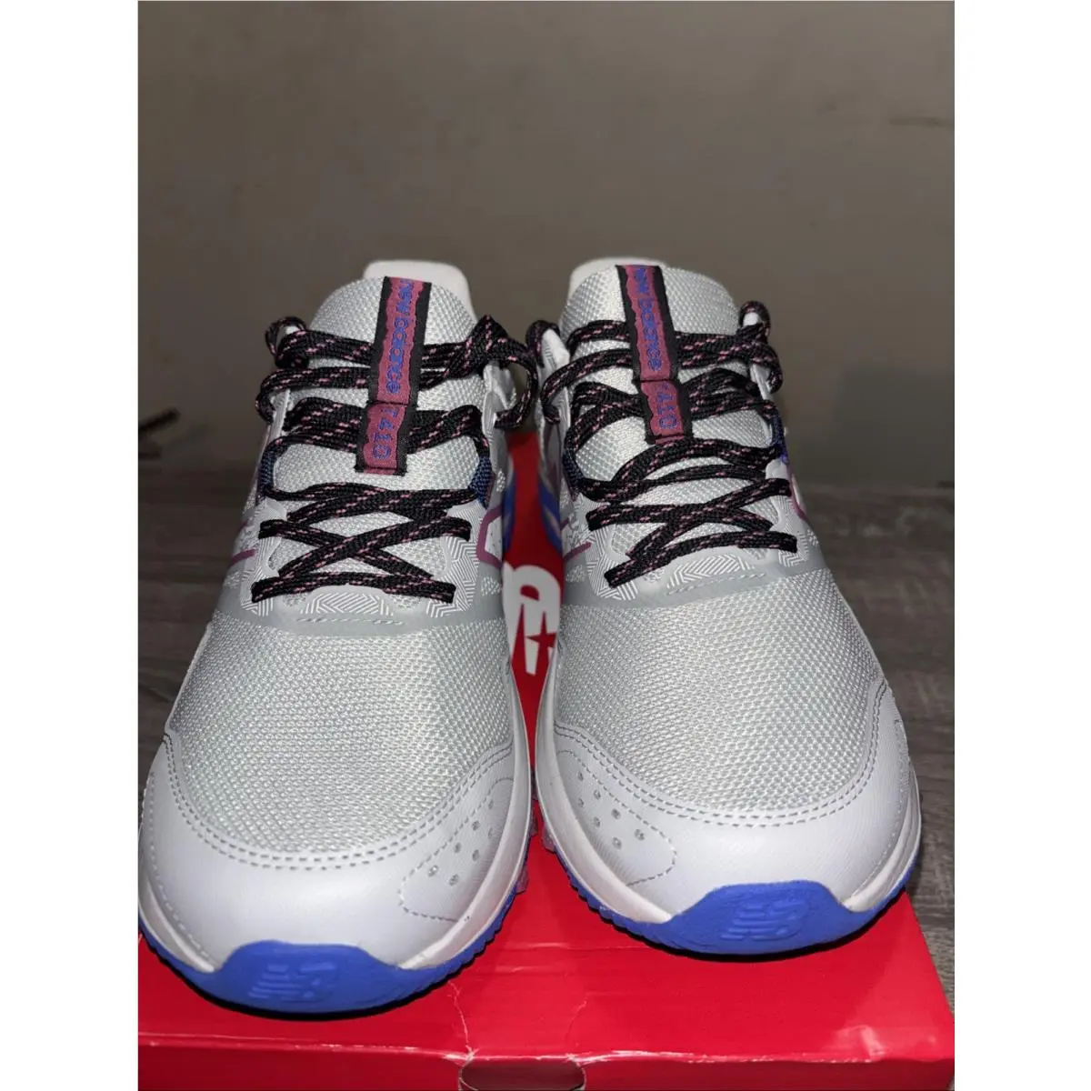 Size 11 - New Balance 410 v8 Gray - Blue WT410GP8