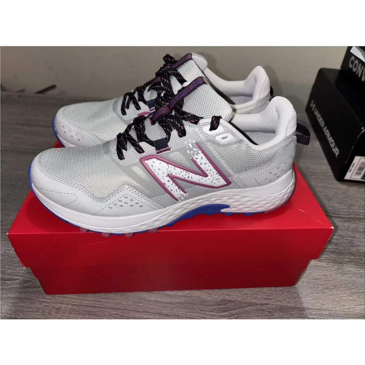 New Balance shoes - New Balance 410 v8 - WT410LR8 - GRAY/BLUE 2