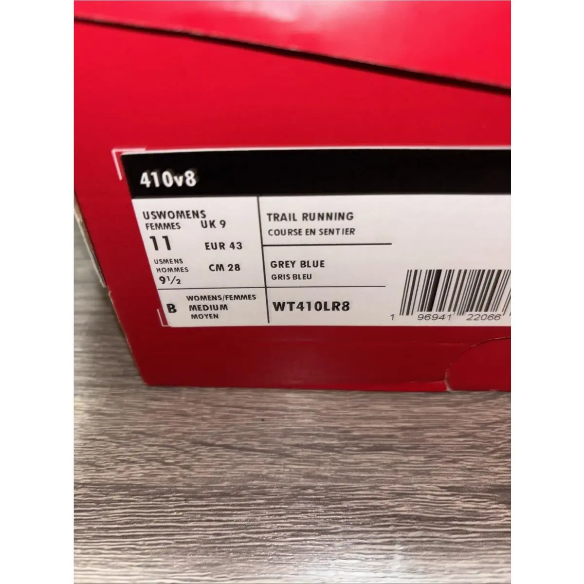 New Balance shoes - New Balance 410 v8 - WT410LR8 - GRAY/BLUE 3