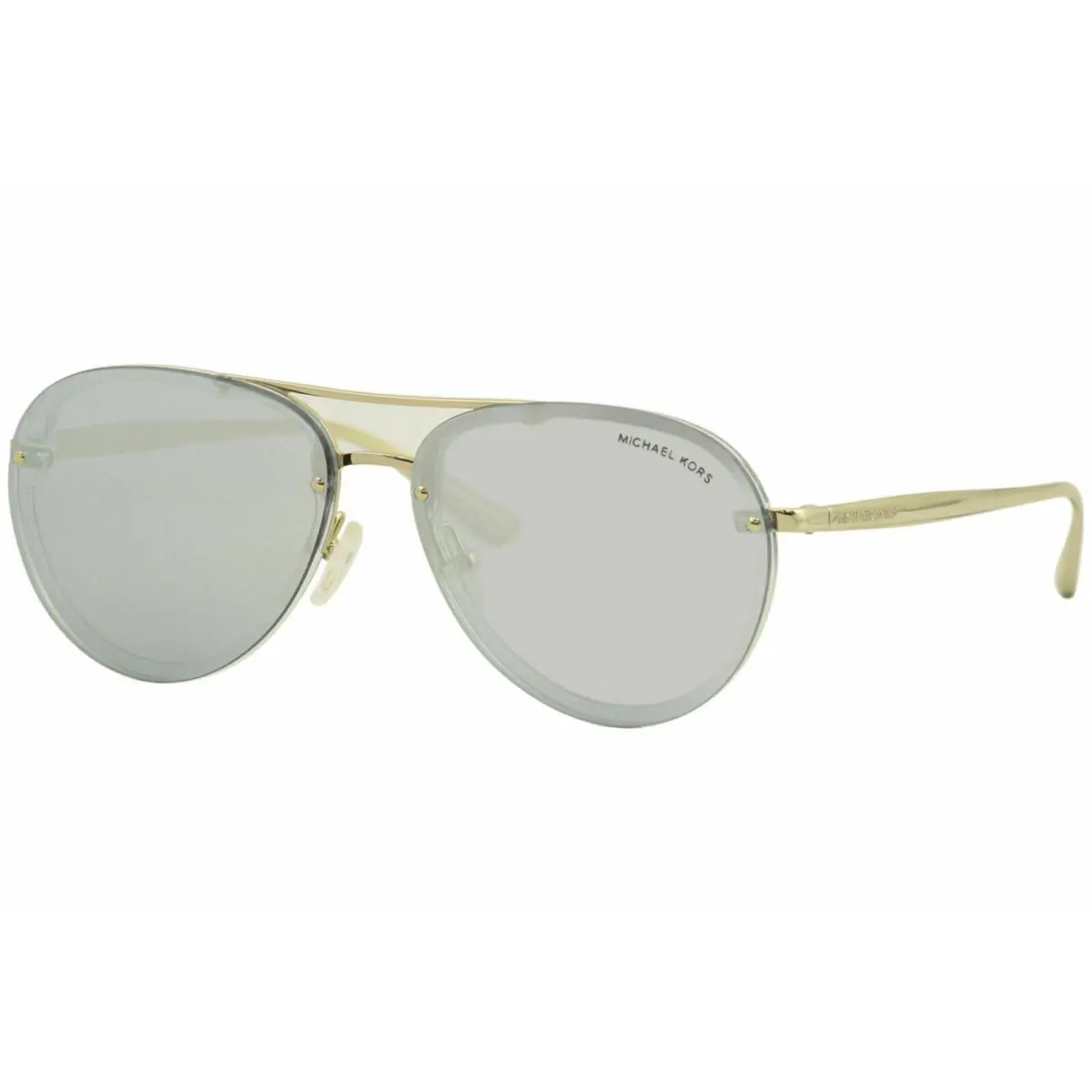 Michael Kors Women`s Abilene MK2101 MK/2101 35786J Clear/gold Sunglasses 60mm