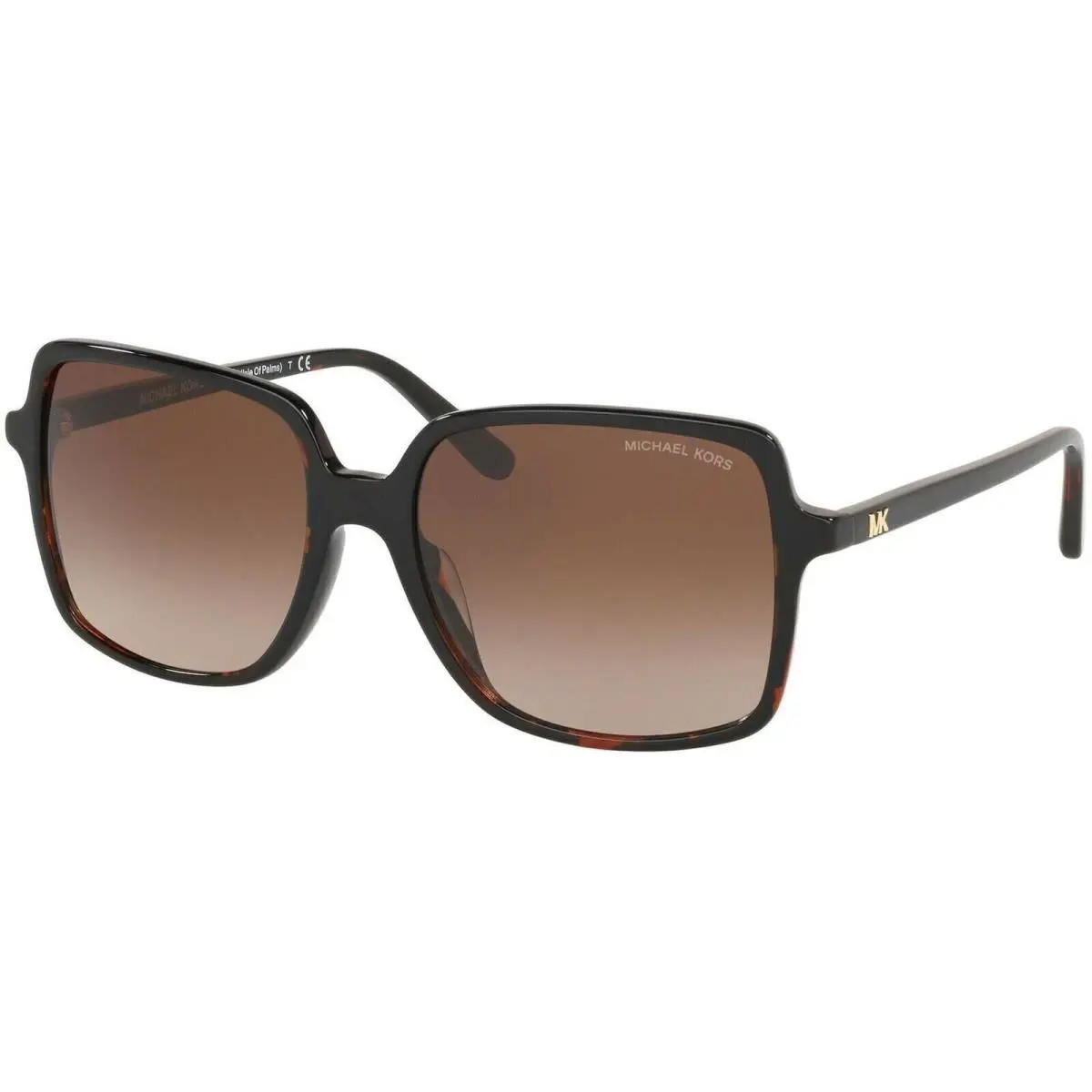 Michael Kors MK2098U 378113 Brown Tortoise Isle Of Palms Square Sunglasses