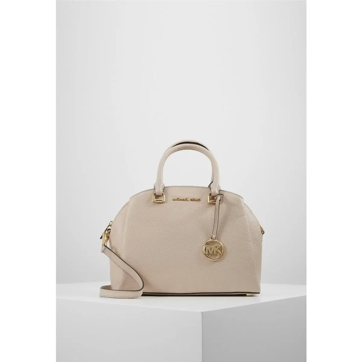 Michael Kors Maxine Medium Dome Satchel Camel