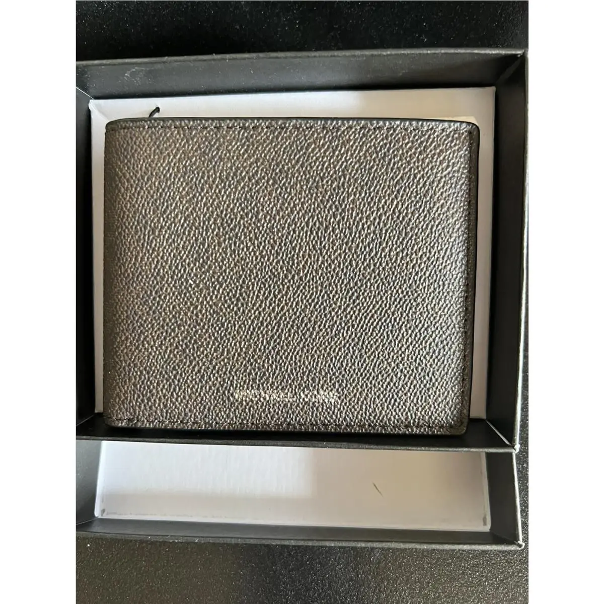 Michael Kors Jet Set L-fold W/id Wallet Brown Cash Cards Mens