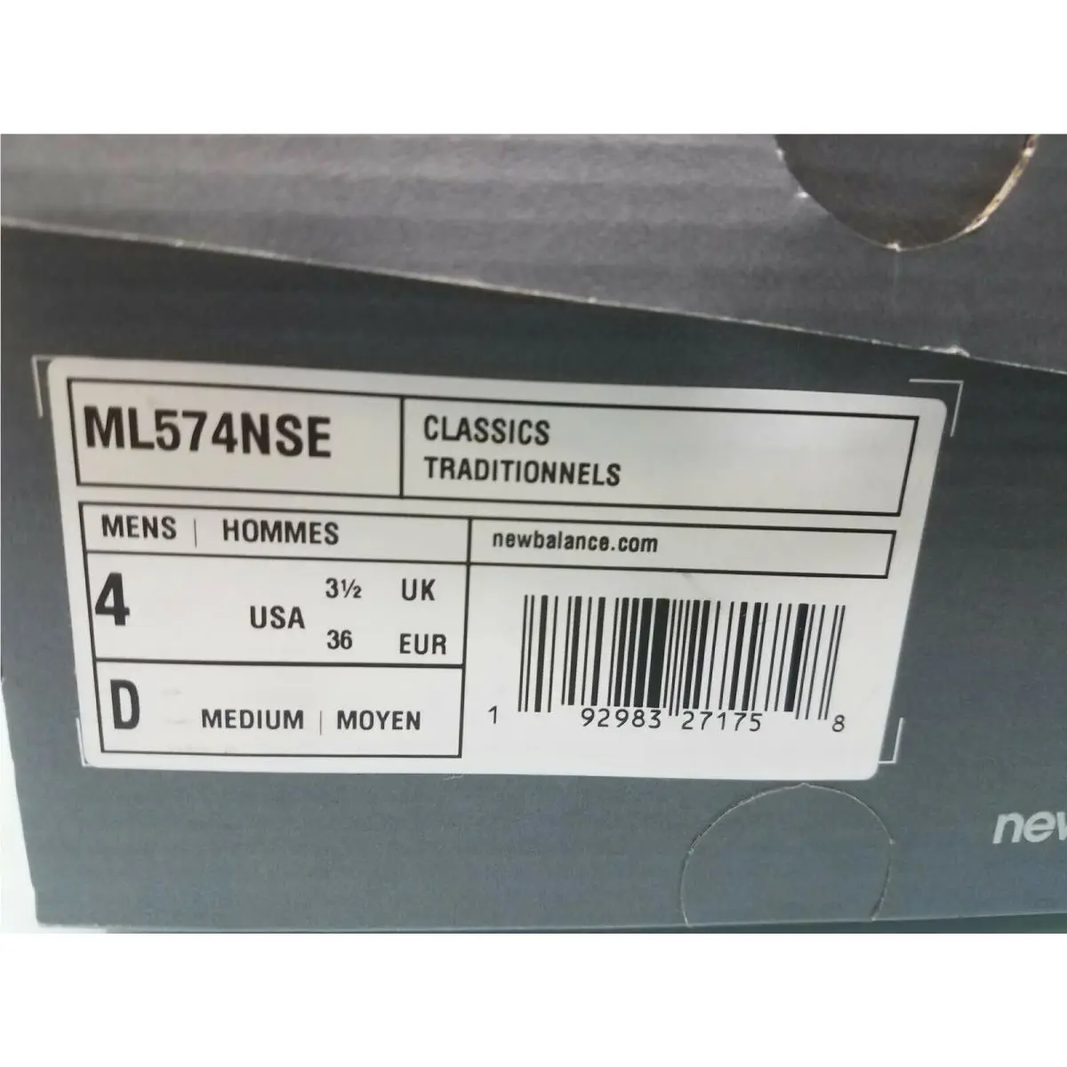 New Balance shoes - 574v2 - ML574NSE - Black/Summer Sky (UPC: 192983271758) 8