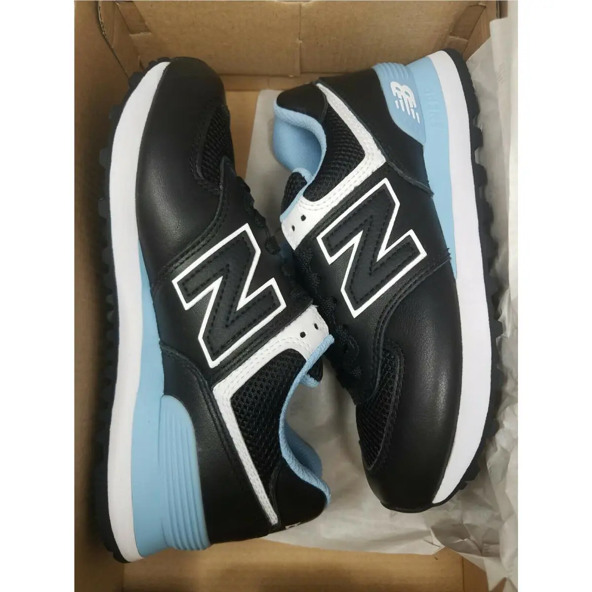 New Balance shoes - 574v2 - ML574NSE - Black/Summer Sky (UPC: 192983271758) 7