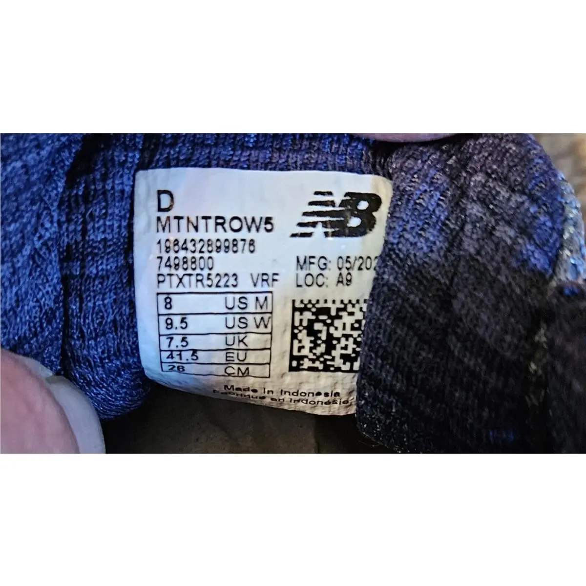 New Balance shoes - New Balance Dynasoft Nitrel v5 - MTNTRMG5 - grey blue 4