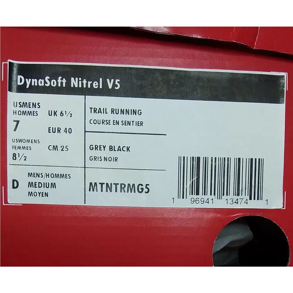New Balance shoes - New Balance Dynasoft Nitrel v5 - MTNTRMG5 - Gray 7