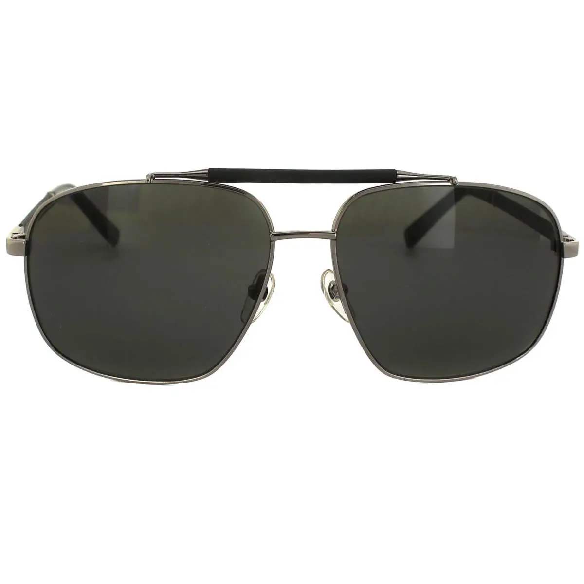 Michael Kors Men`s Aviator Sunglasses Craig MKS915M 038 Gunmetal Grey Leather