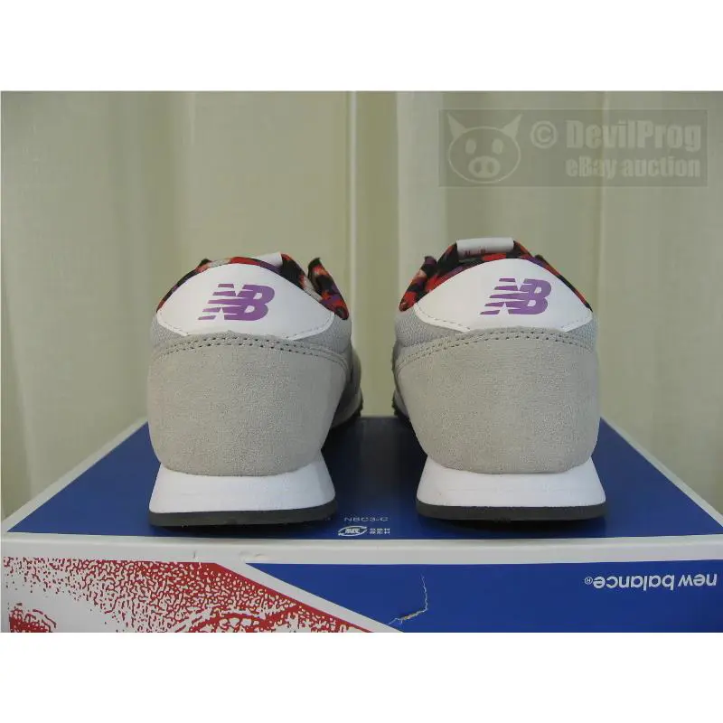 New Balance shoes - 420 Artistic Pop Lace-Up Sneakers - Wl420apc - Grey/Acrylic Purple, Manufacturer: Grey/Acrylic Purple (UPC: 889516716304) 9