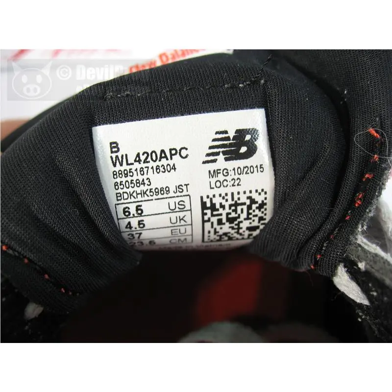 New Balance shoes - 420 Artistic Pop Lace-Up Sneakers - Wl420apc - Grey/Acrylic Purple, Manufacturer: Grey/Acrylic Purple (UPC: 889516716304) 10