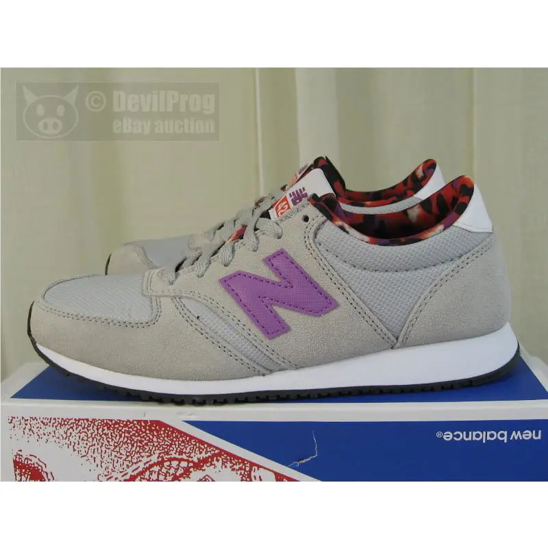 New Balance shoes - 420 Artistic Pop Lace-Up Sneakers - Wl420apc - Grey/Acrylic Purple, Manufacturer: Grey/Acrylic Purple (UPC: 889516716304) 7