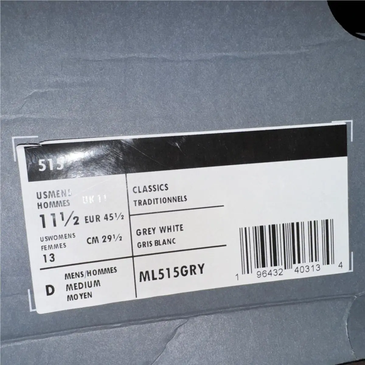 New Balance shoes - New Balance 515v3 - ML515GRY - SLATE GREY / WHITE / ALUMINUM GREY 4