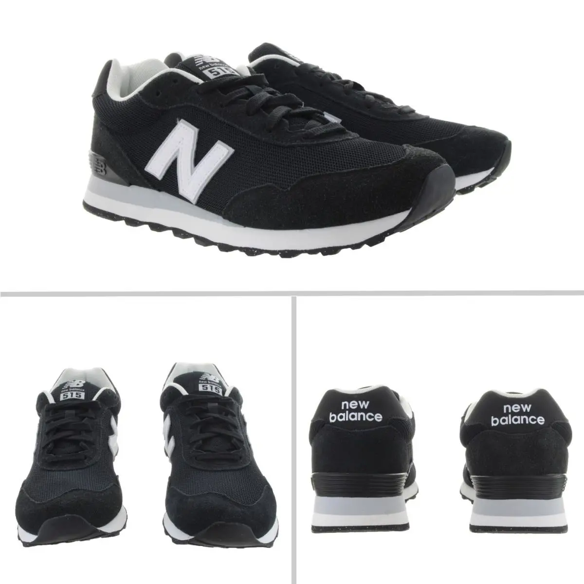 New Balance shoes - New Balance Classic 515 - Classic - ML515BLK - Black, White 1