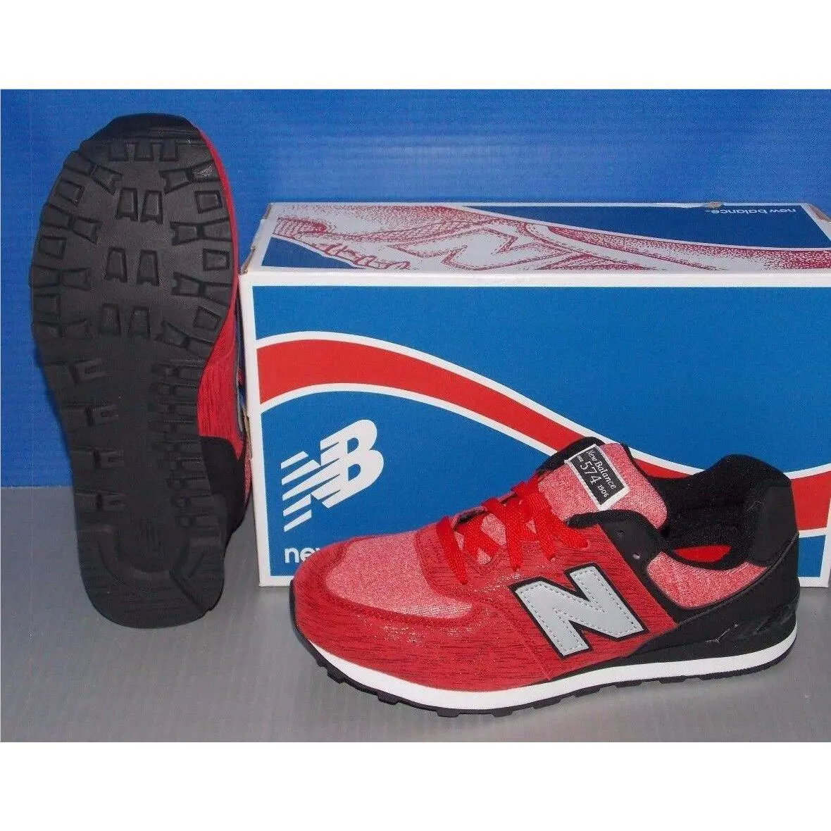 New Balance shoes - New Balance 574 - Red (UPC: 889116208605) 0