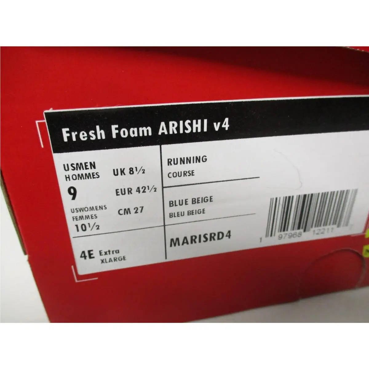 New Balance shoes - New Balance Arishi V4 - Arishi - MARISEB4 - Blue (UPC: 197375635446) 8