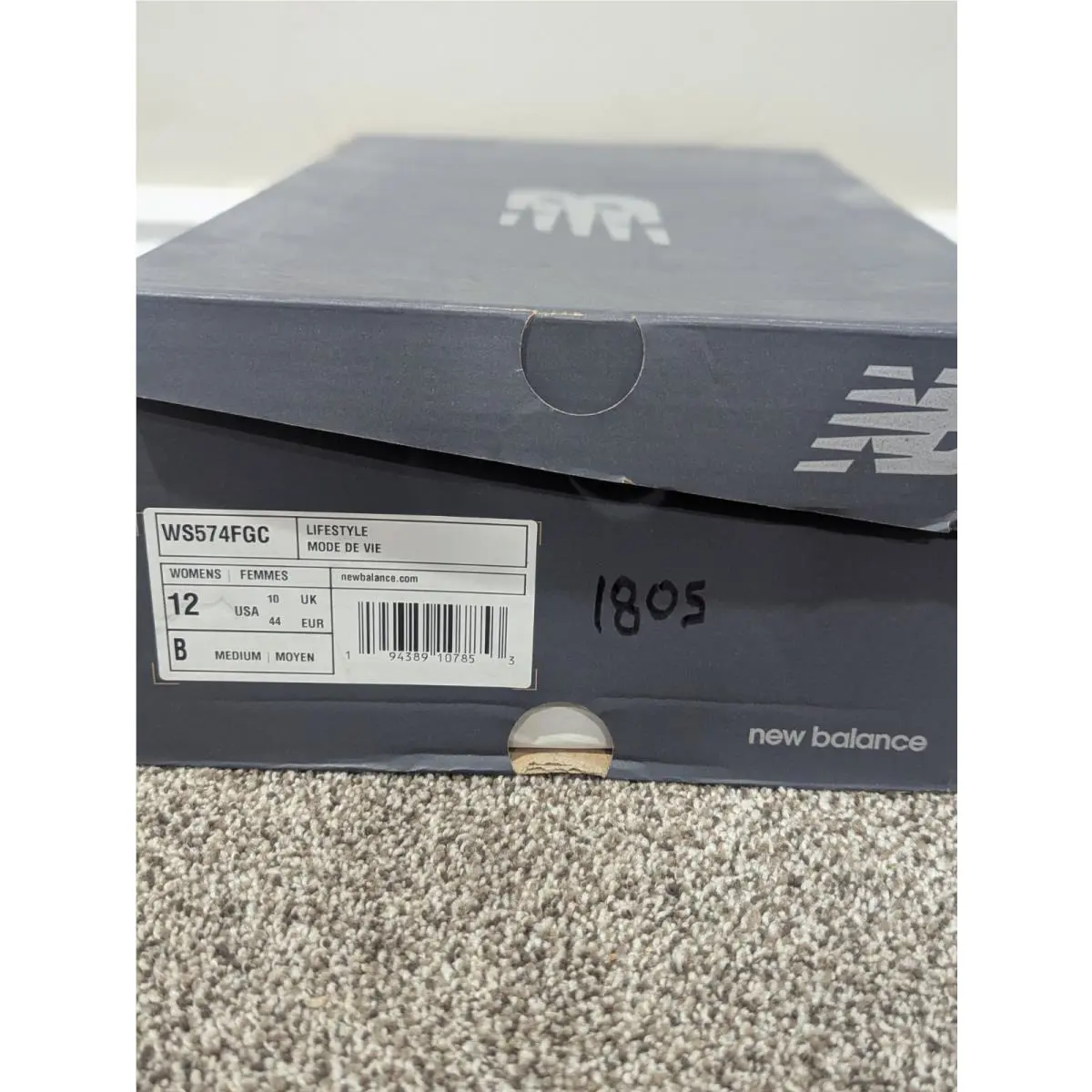 New Balance shoes - New Balance Lifestyle Mode De Vie - WS574FGC - White/Yellow 6