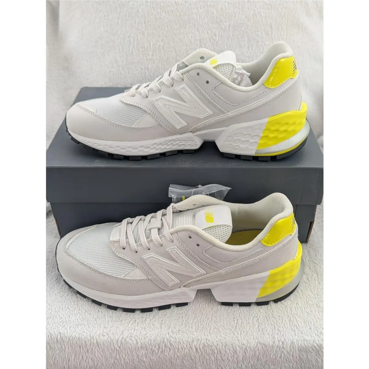 New Balance shoes - New Balance Lifestyle Mode De Vie - WS574FGC - White/Yellow 0