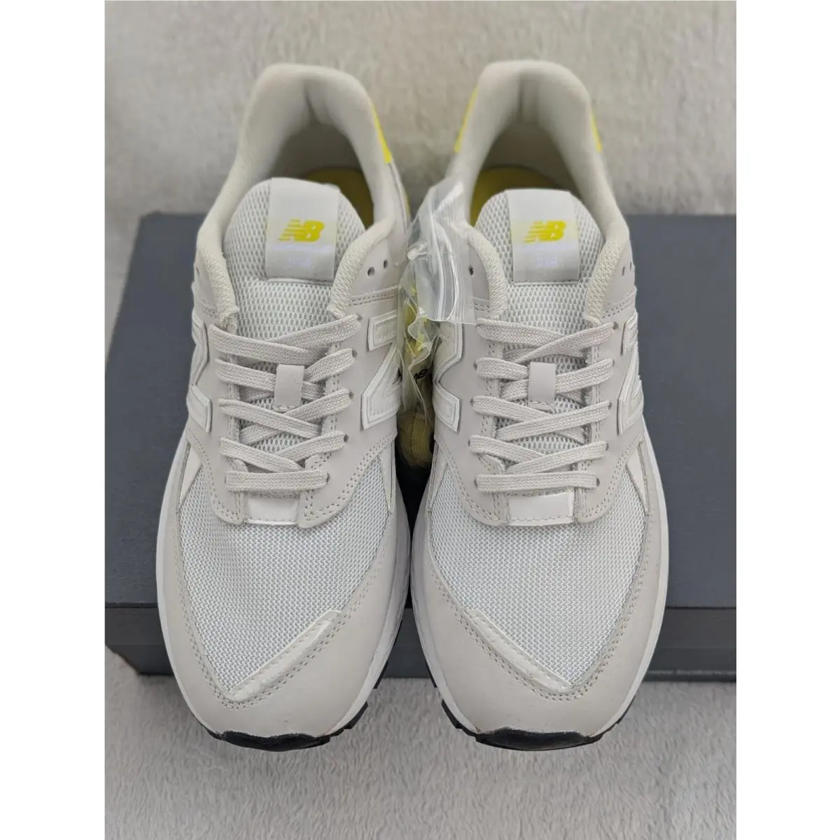 New Balance shoes - New Balance Lifestyle Mode De Vie - WS574FGC - White/Yellow 1