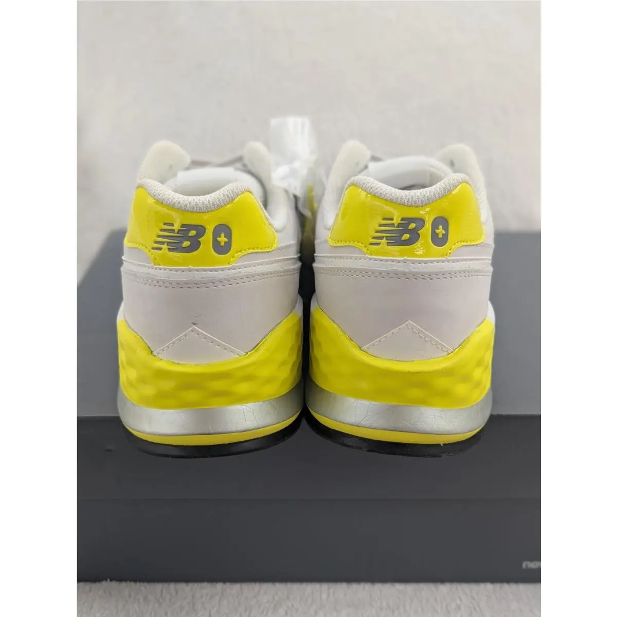 New Balance shoes - New Balance Lifestyle Mode De Vie - WS574FGC - White/Yellow 3