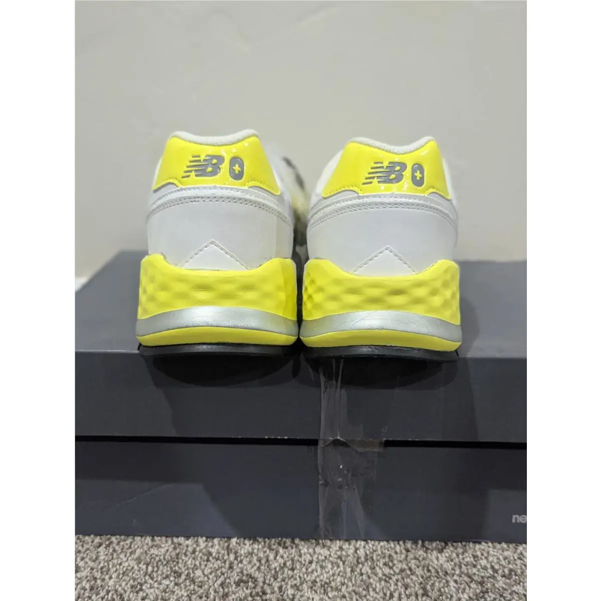 New Balance shoes - New Balance Lifestyle Mode De Vie - WS574FGC - White/Yellow 3