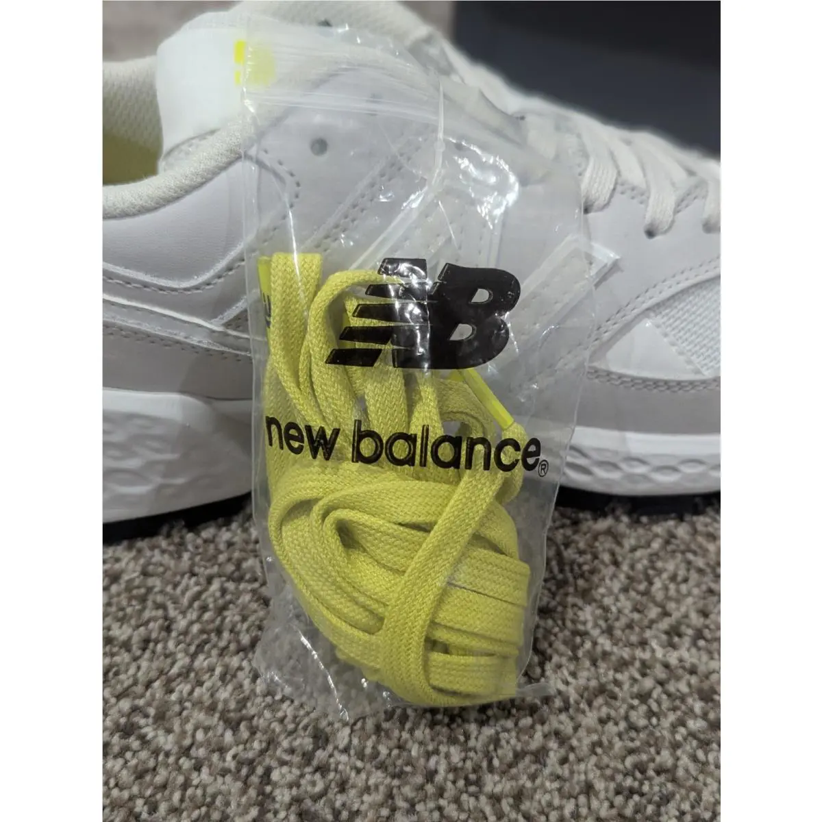 New Balance shoes - New Balance Lifestyle Mode De Vie - WS574FGC - White/Yellow 4