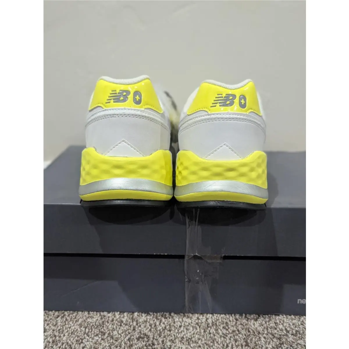 New Balance shoes - New Balance Lifestyle Mode De Vie - WS574FGC - White/Yellow 3