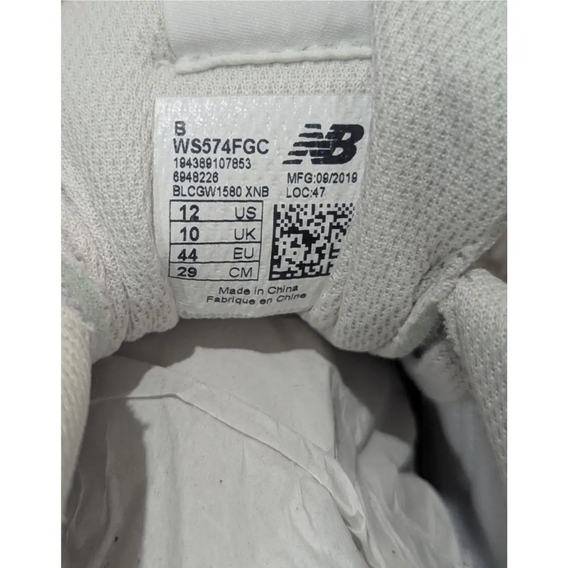 New Balance shoes - New Balance Lifestyle Mode De Vie - WS574FGC - White/Yellow 5