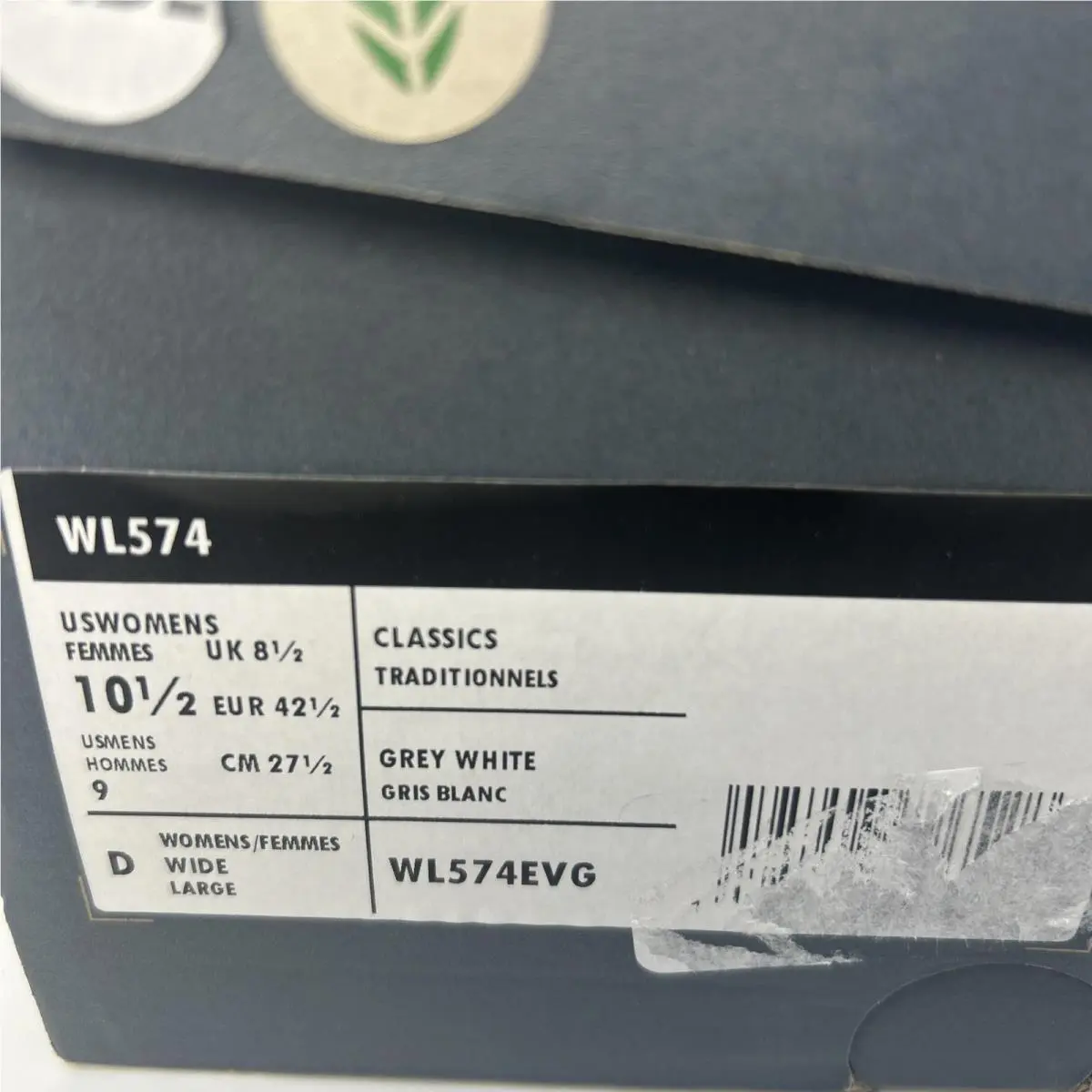 New Balance shoes - New Balance 574 - WL574EVG - Grey / White 9