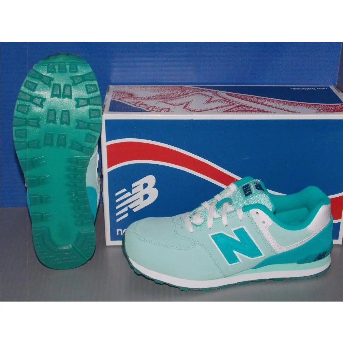 New Balance shoes - New Balance 574 - Blue (UPC: 889116211551) 0