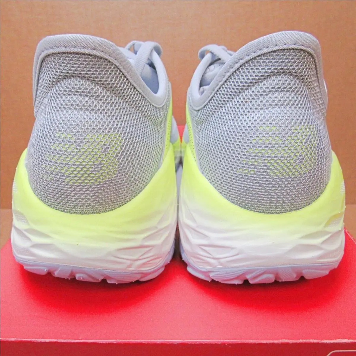 New Balance shoes - More V2 - More - Light Gray/Yellow/White 3