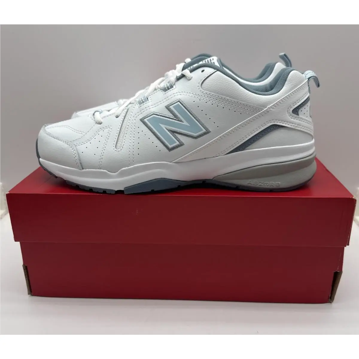 New Balance WX608WB5 Sneakers White Blue Running Shoes New US Women’s Sz 9 B