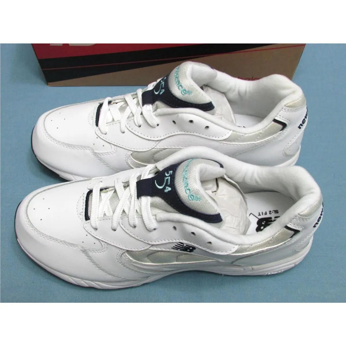 New Balance shoes - New Balance 554 - 004367 - White & Navy 1