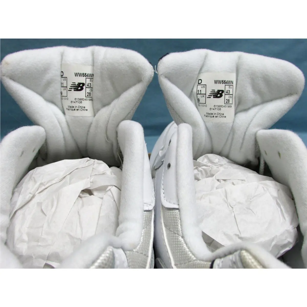 New Balance shoes - New Balance 554 - 004367 - White & Navy 5