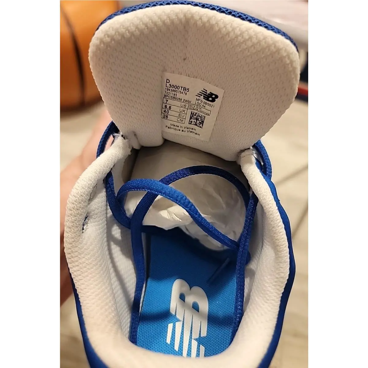 New Balance shoes - New Balance Fresh Foam - Fresh Foam - L3000TG6 - Royal Blue and White (UPC: 196307398350) 1