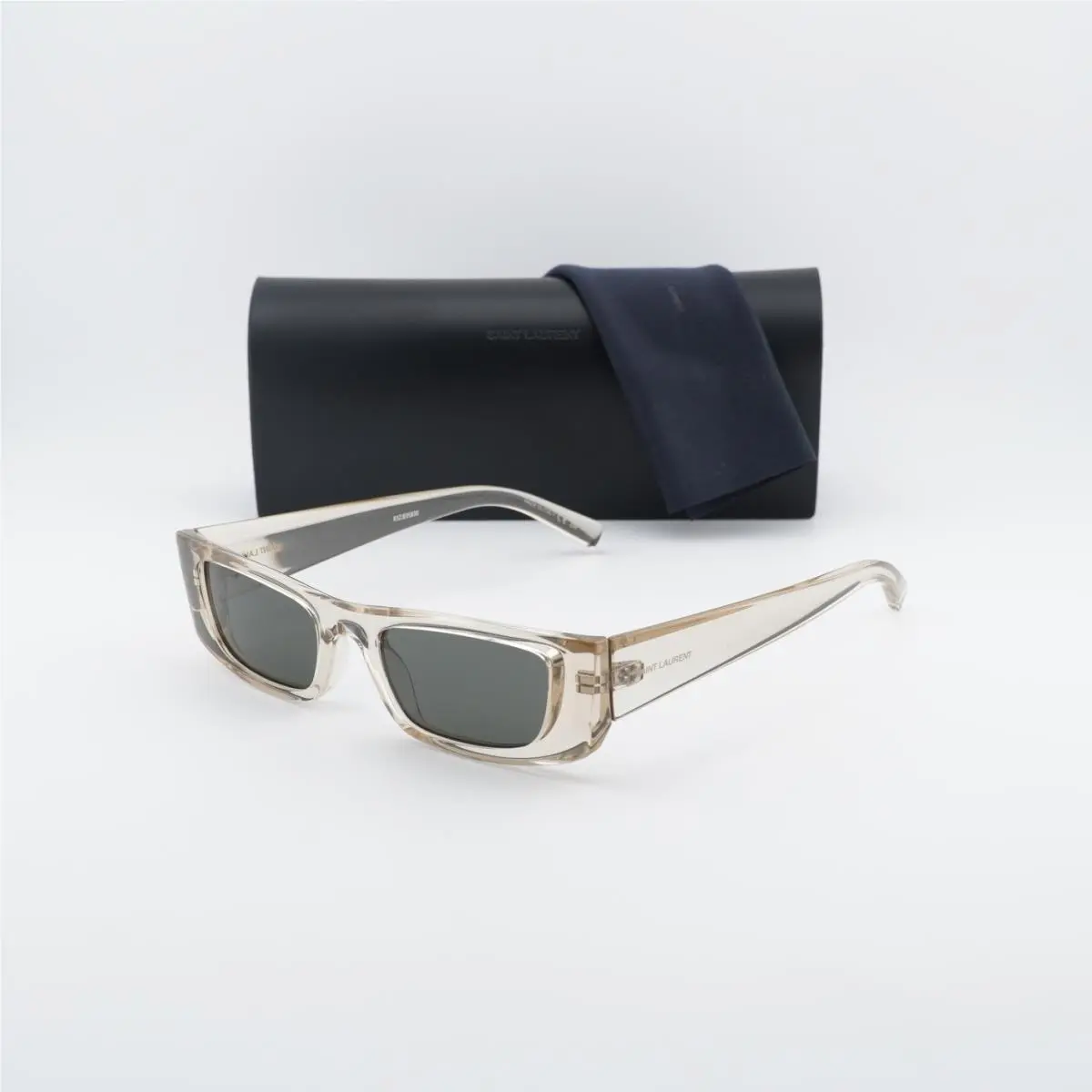 Saint Laurent SL553 005 Shiny Beige/grey 52-20-145 Sunglasses by Yves Saint Laurent