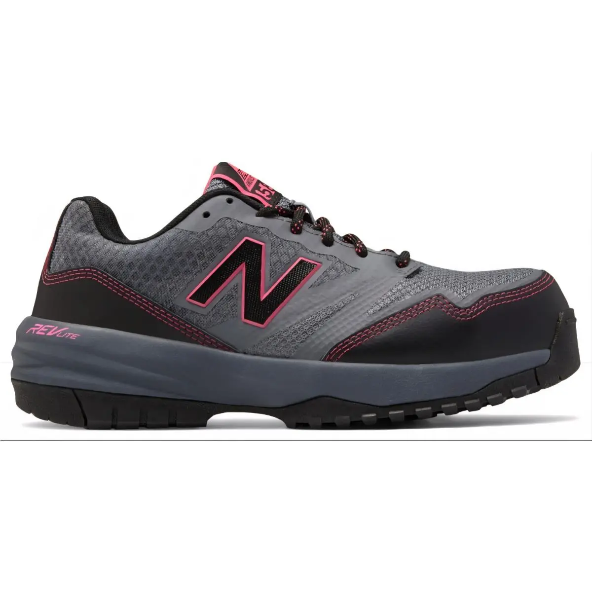 New Balance 589V1 Work Shoe Composite Toe Womens 10.5 2E Grey Pink SR / or / EH
