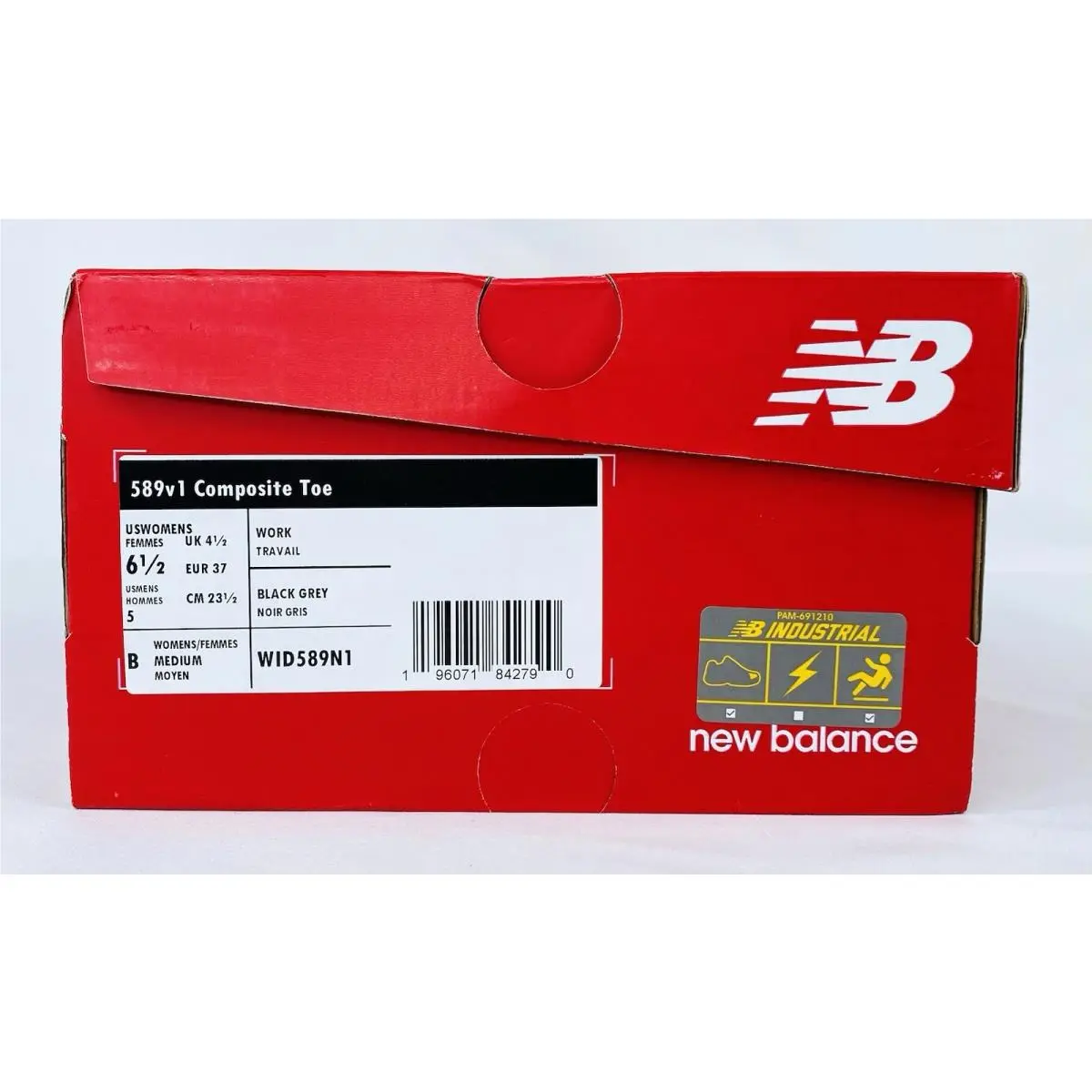 New Balance shoes - 589v1 - 589v1 - Black/Lead/Suphur Yellow (UPC: 196071842790) 10